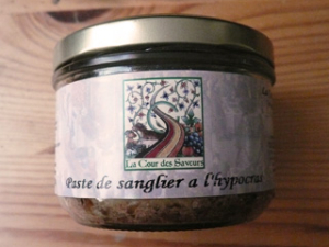 Terrine de sanglier à l'hypocras