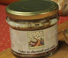 Terrine de chevreuil aux cassis
