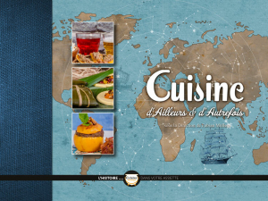 "Cuisine d'ailleurs et d'autrefois"