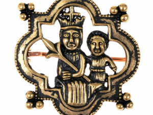 Broche Vierge à l'Enfant PP160